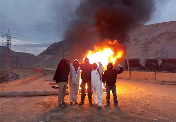 Şili: Bakır Madeninde 5 Günlük İşgal Eylemi