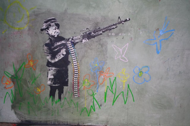Gerilla Sanatçı Banksy ve Sokak Sanatı