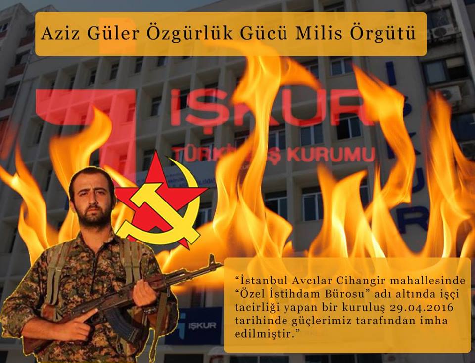 A Private Employment Office Was Destroyed in Istanbul: We Will Not Allow Inhuman Laws to Be Implemented