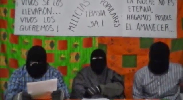 Meksika: Artık Yeter! Halk Milisleri (MPYB)'den Meksika Halkına
