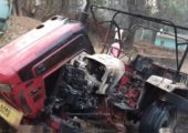 Hindistan: HKP(Maoist) İş Makinalarını Ateşe Verdi