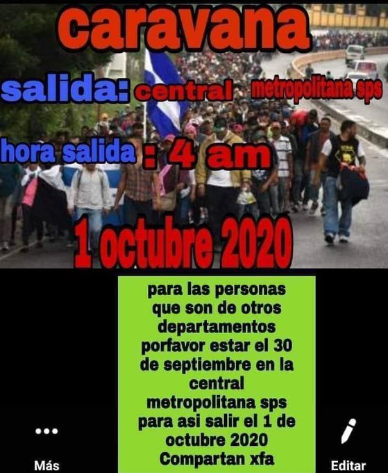 Honduras: Göçmen Karavanı ABD’ye Doğru Yeniden Yola Çıktı [Foto Haber]